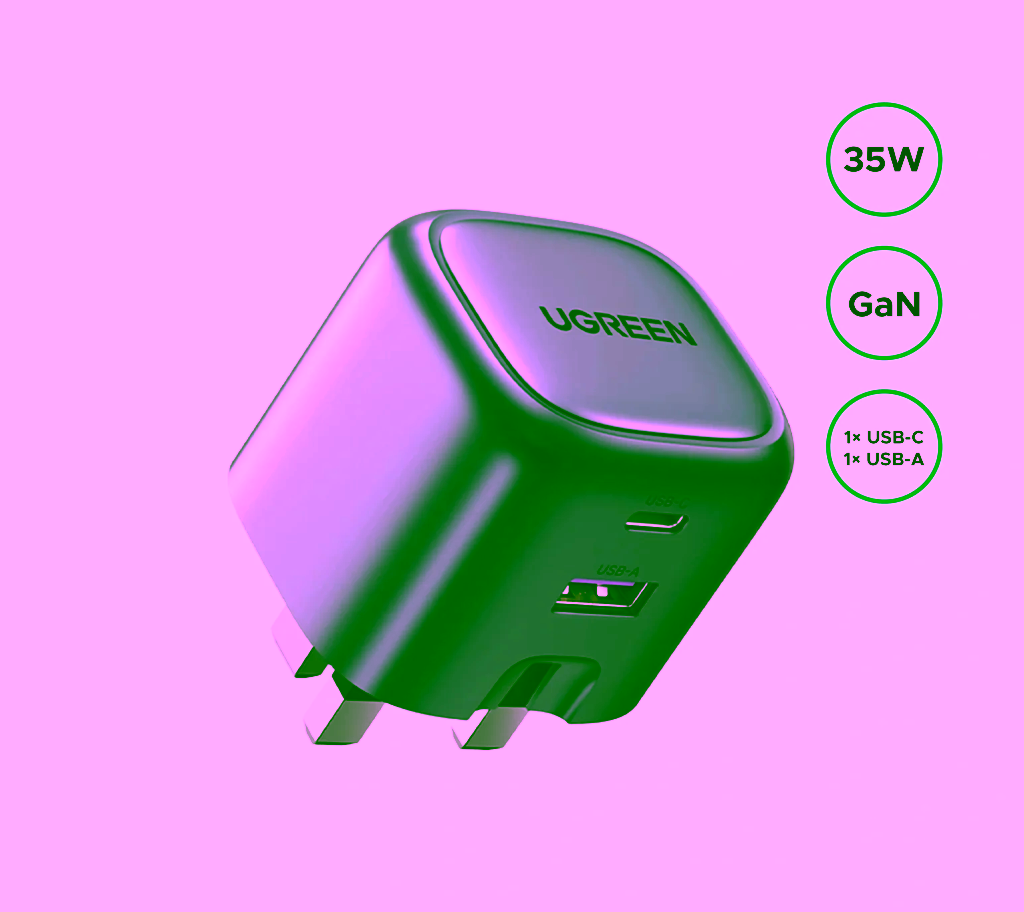 UGREEN 35W 2-Port Nexode GaN Fast Charger